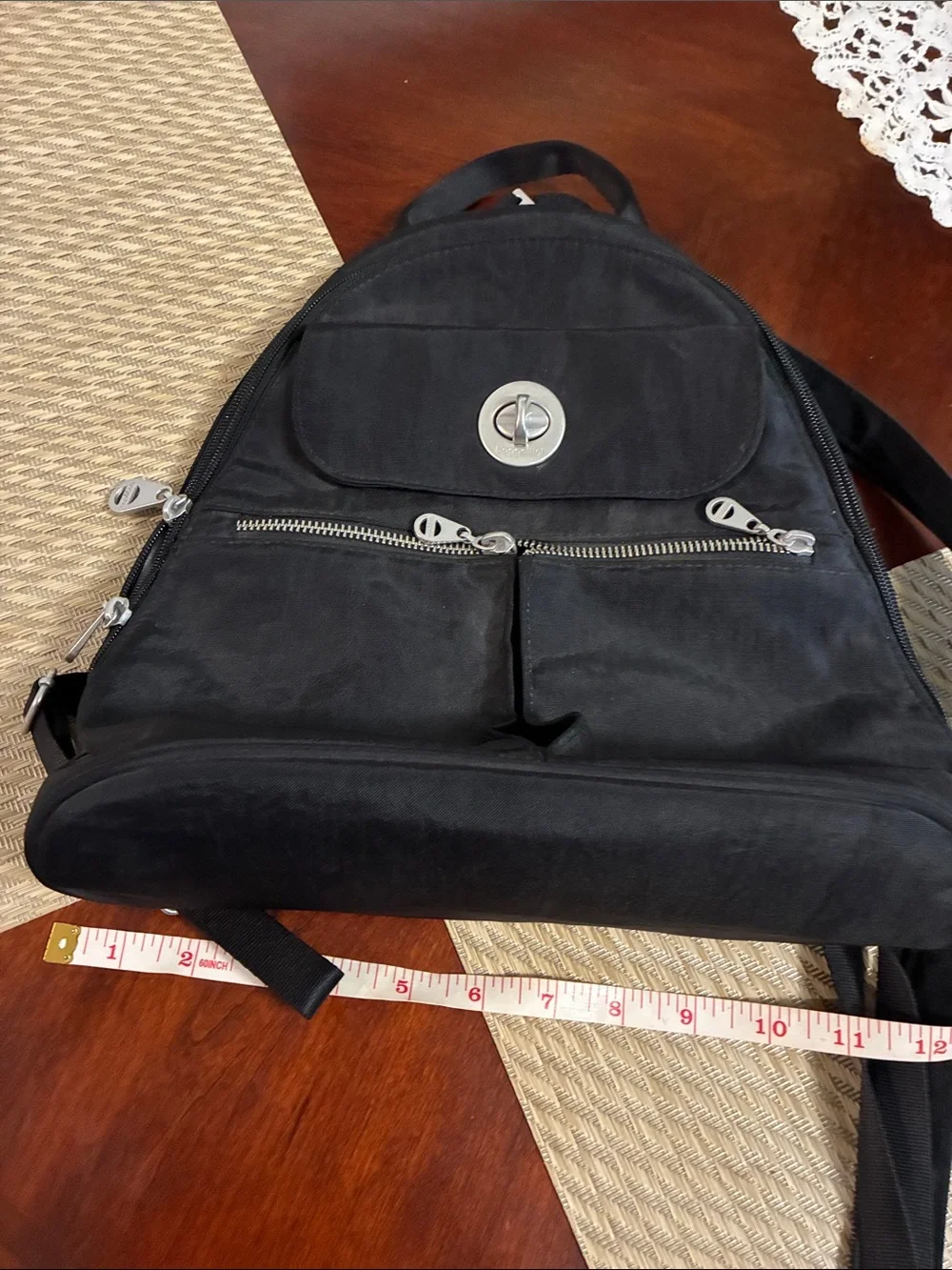 Baggallini Black Mini Backpack